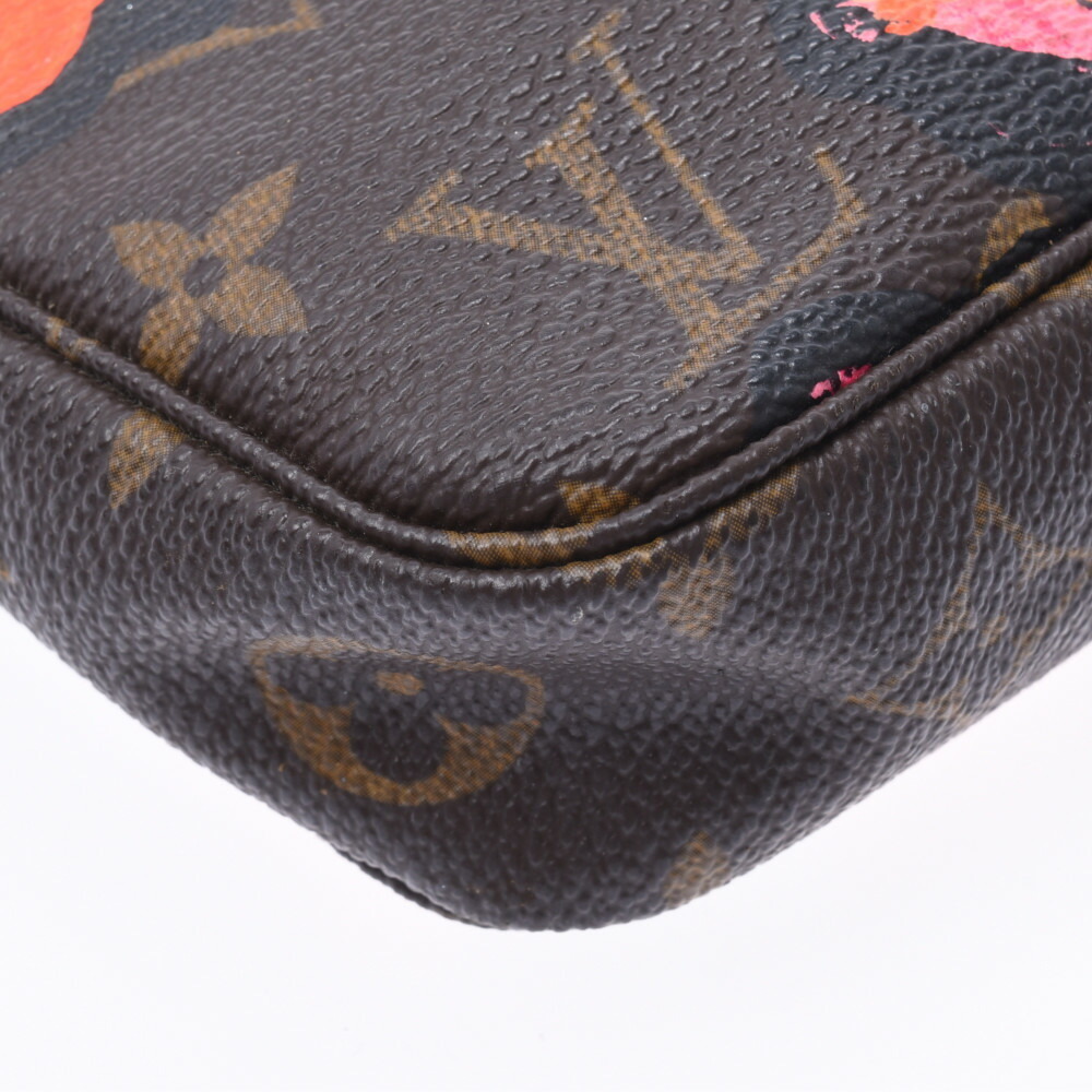 LOUIS VUITTON Rose Pink Pochette Accessoires Brown Accessory - Picture 6 of 9